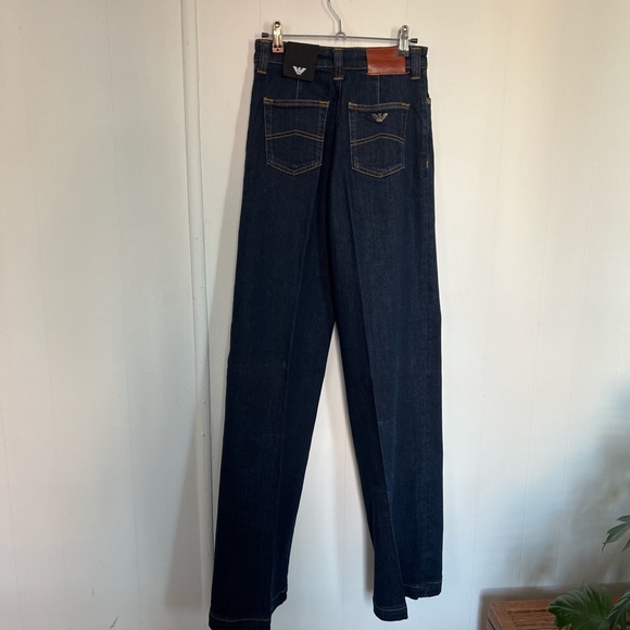 Emporio Armani rinsed denim high waisted 5 pocket jeans - Picture 3 of 4